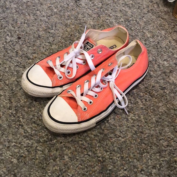 coral pink converse